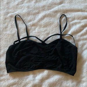 Basic Black Bralette - M